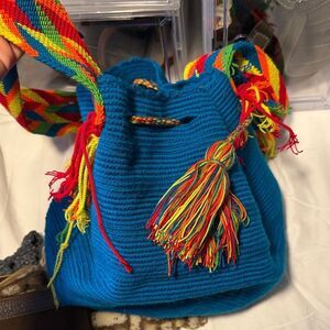 Colorful Woven Women's Bag
